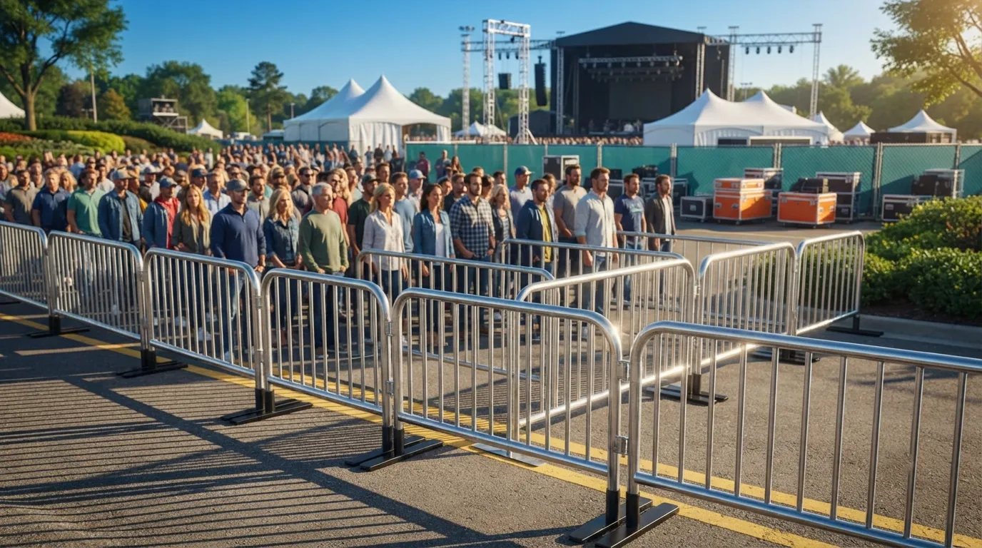 Crowd Control Barrier Rental in Burbank, CA