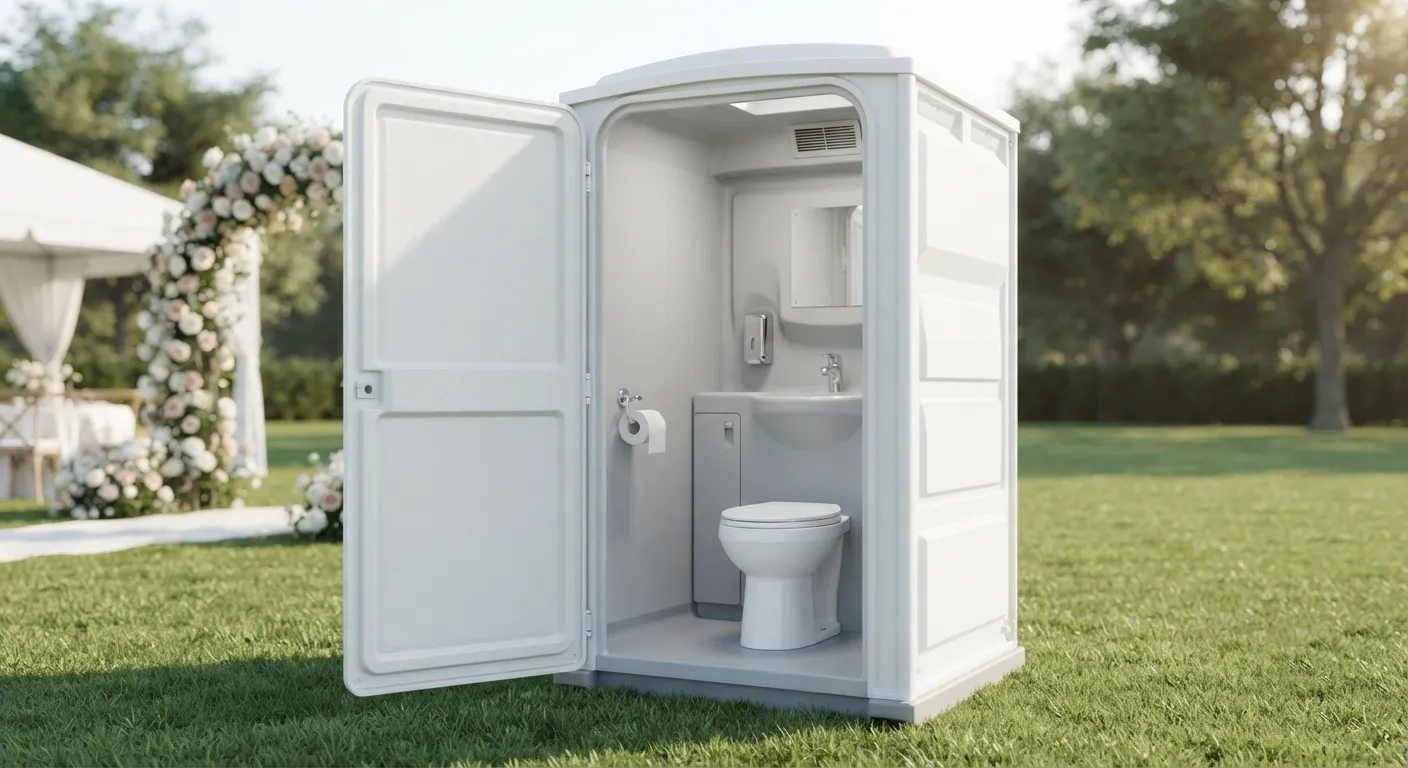 Deluxe Flushable Porta Potty in Burbank, CA