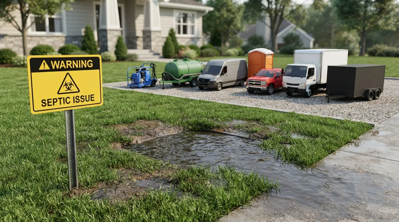 Septic Tank Warning Signs in Burbank, CA